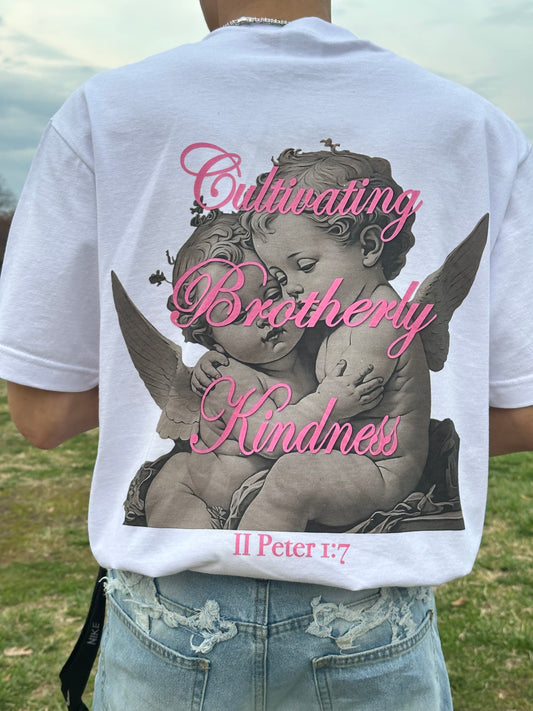 Angel Brothers Oversized T-Shirt White